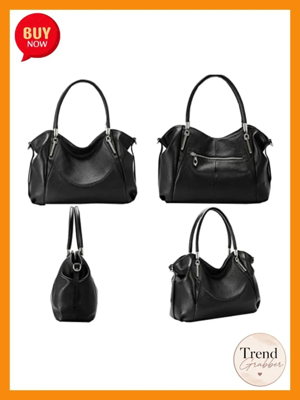 Genuine Leather Satchel Tote Handbag Crossbody Shoulder Bag Work